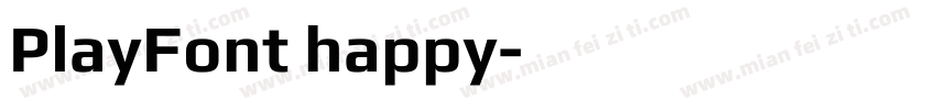 PlayFont happy字体转换